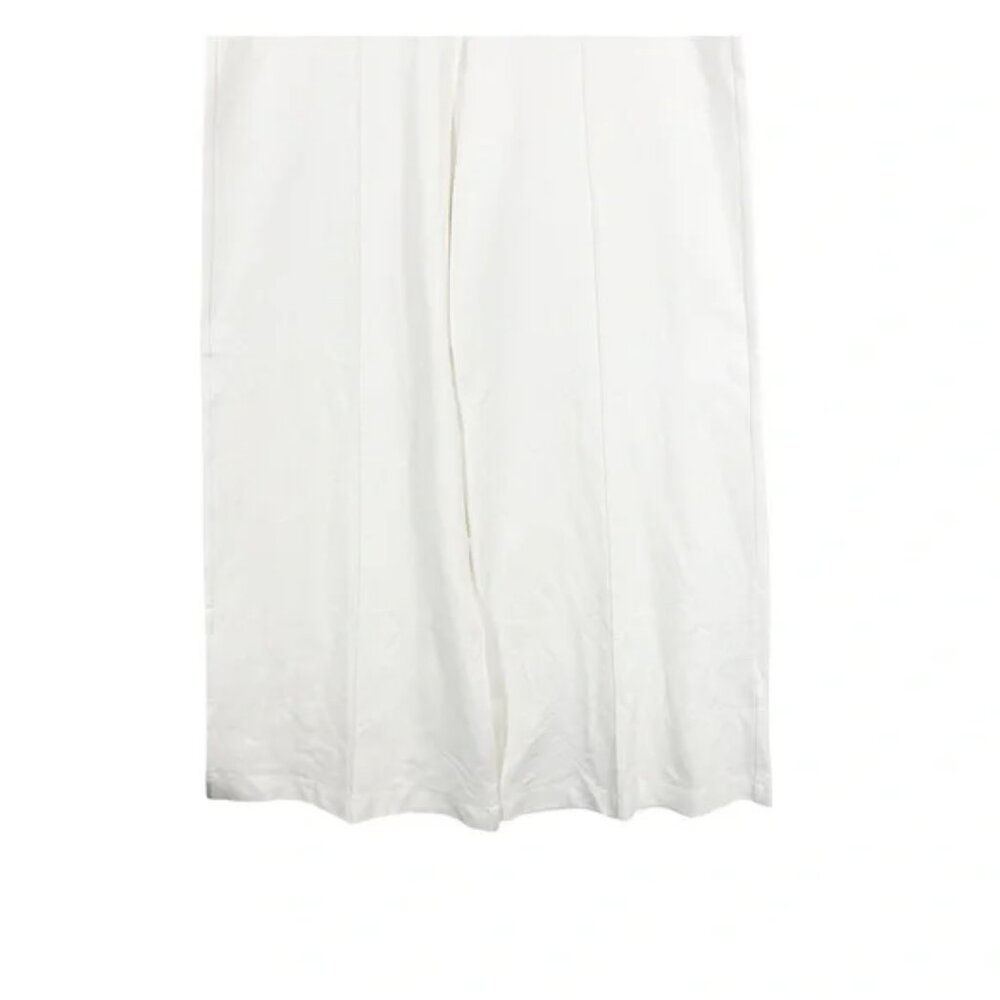 NEW RIPLEY RADER White Ponte Knit Wide Leg Pants Size 4 US Large - Picture 7 of 12